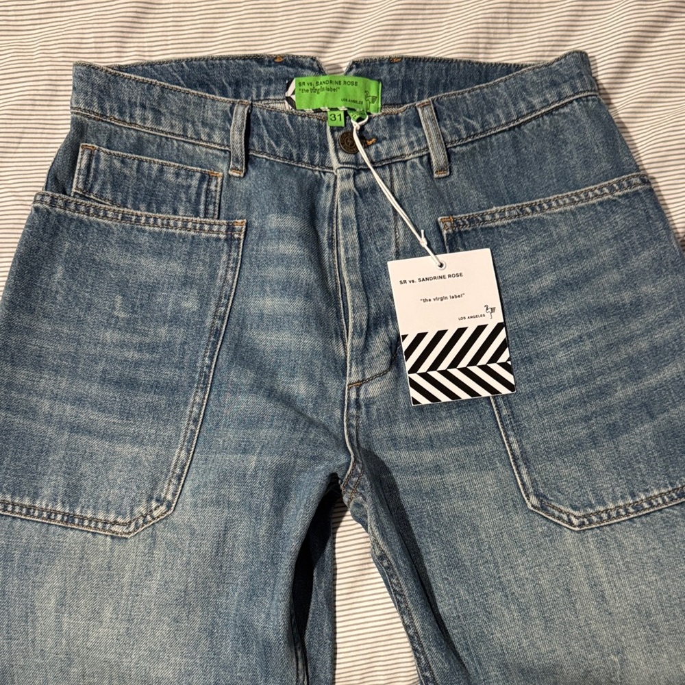 Free People Light Blue Relaxed Jeans